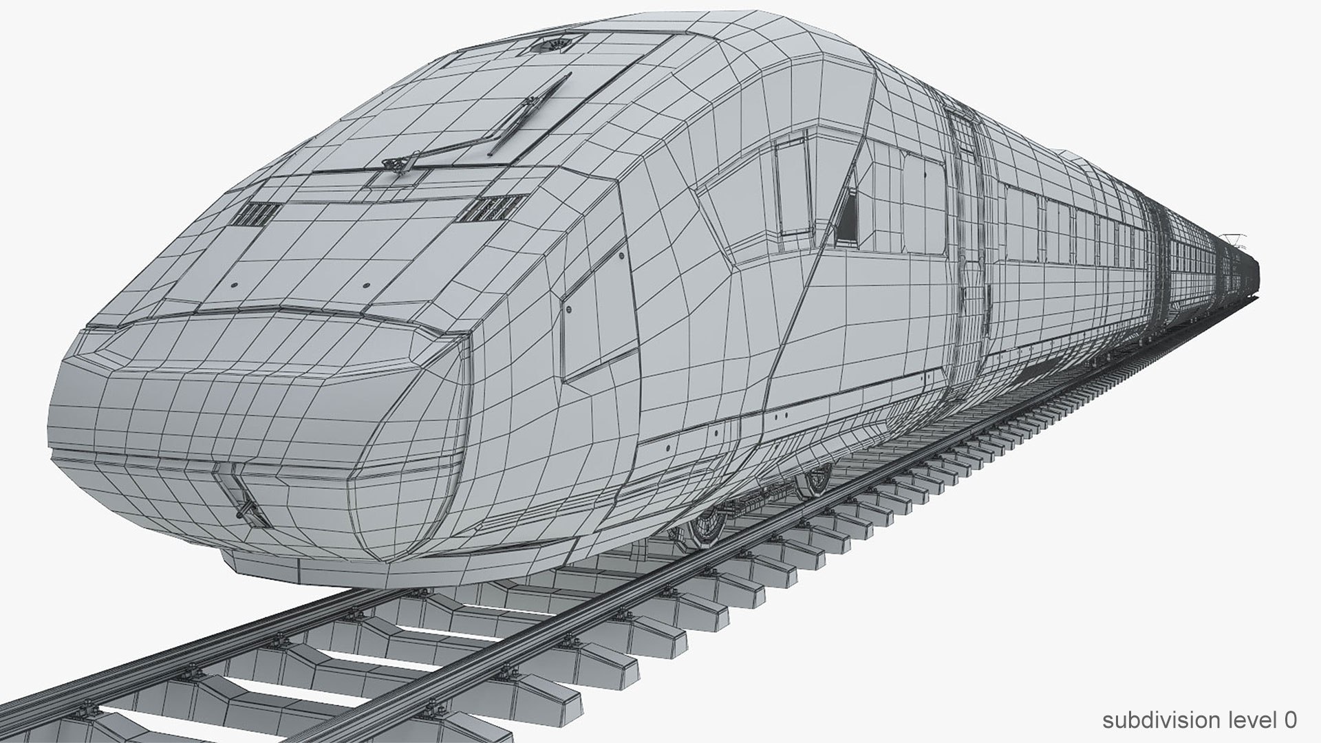 3D Ice 4 Speed Train Rails - TurboSquid 1478277