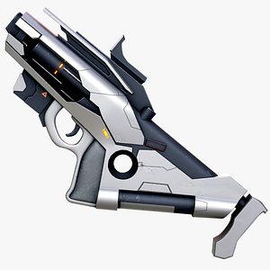 Sci-Fi SMG Weapon 02 3D model