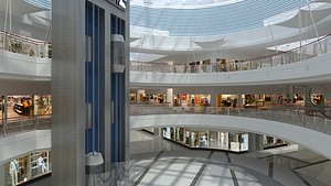 shopping mall 3D model