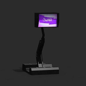 Soccer VAR monitor 3D model