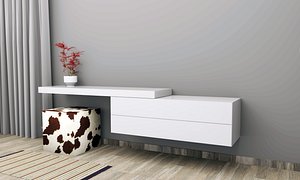 bedroom hanging pouf 3d model