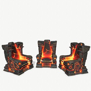 lava throne 3D