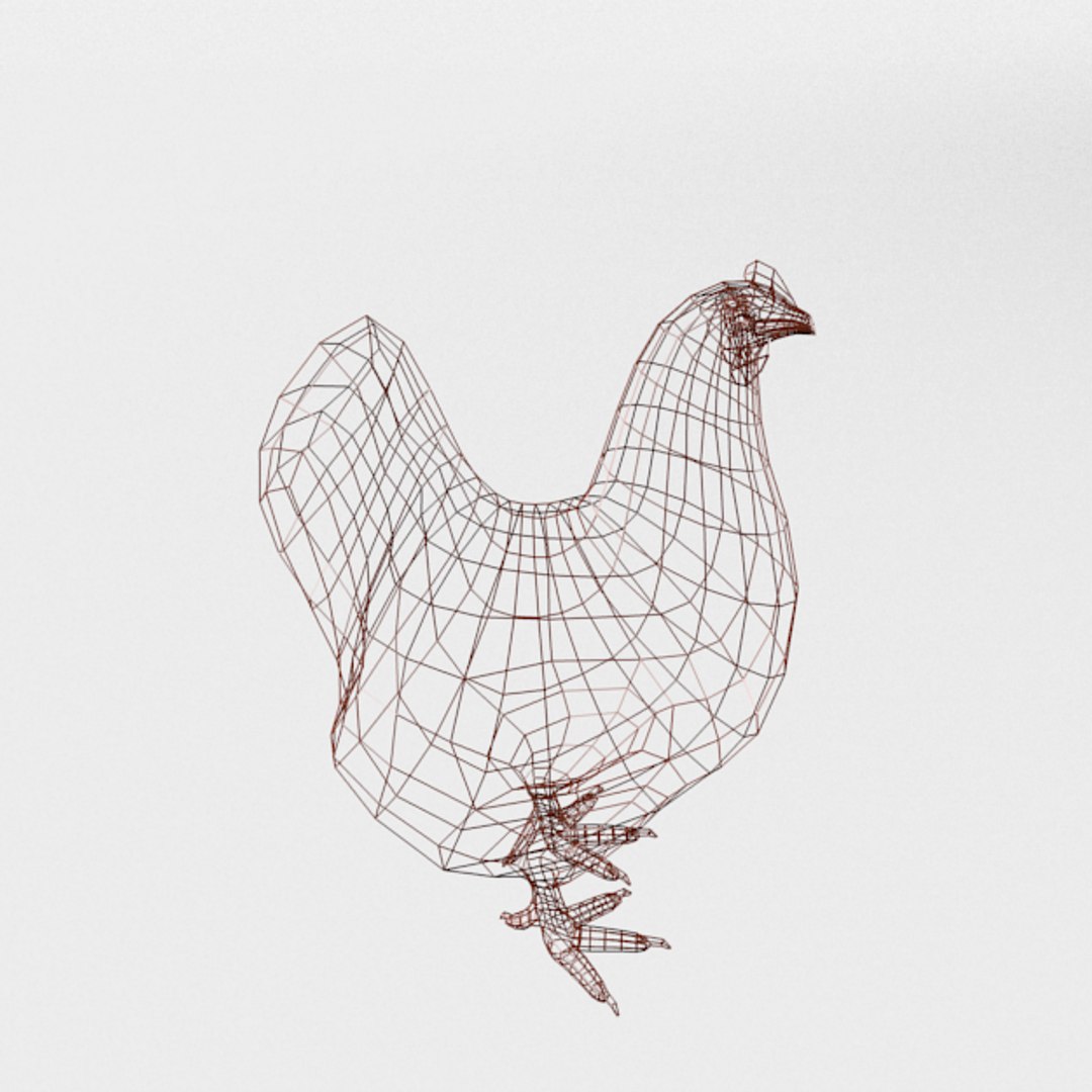 Chicken Model - TurboSquid 1322165