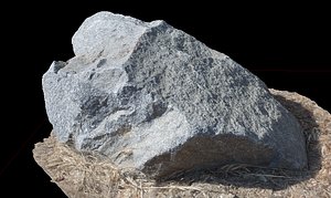 rock photorealistic 3d obj
