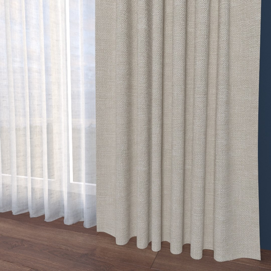 3d curtains modern