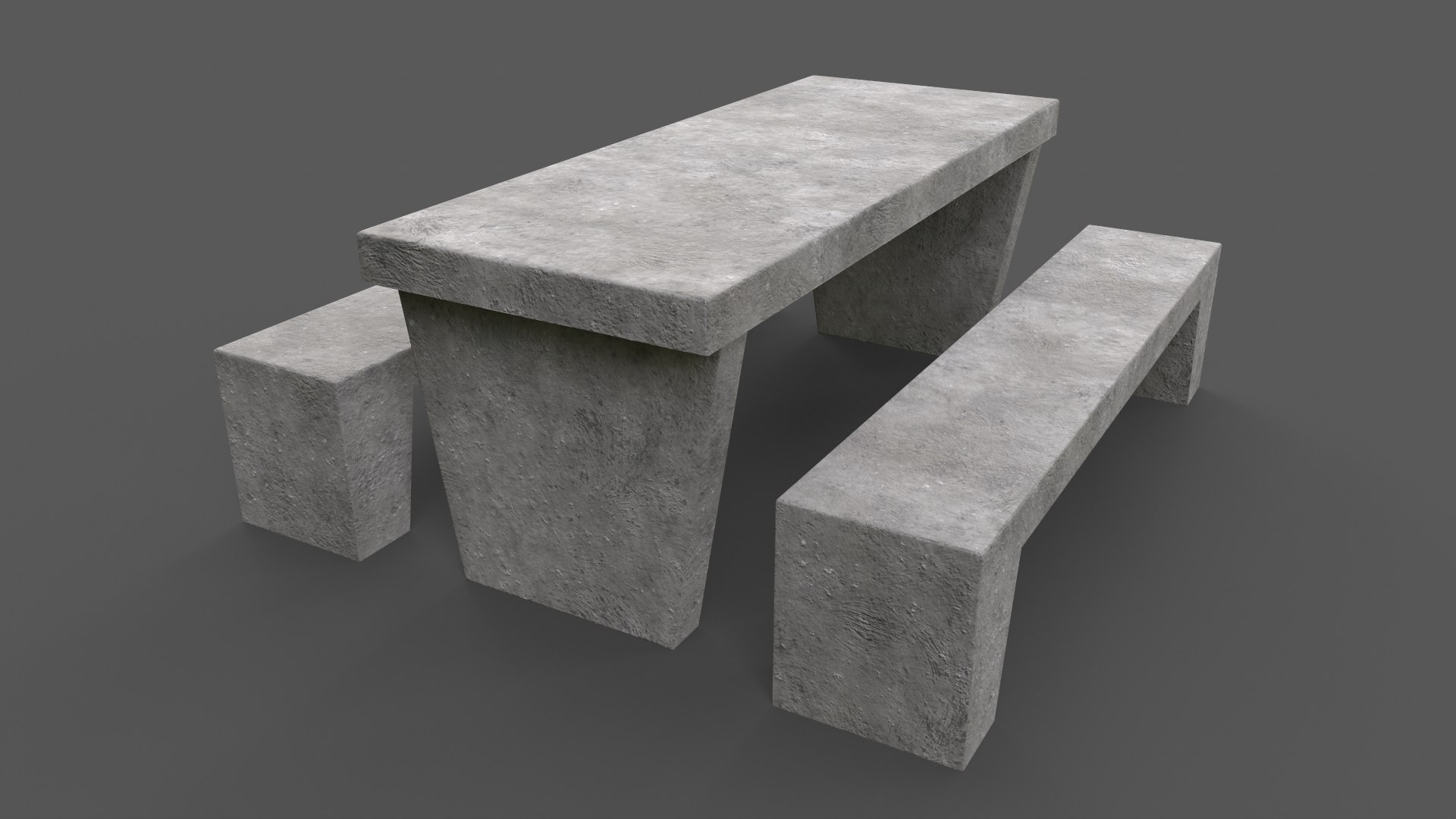 PBR Concrete Picnic Table A 3D https://p.turbosquid.com/ts-thumb/g0/WH4ZF6/jN/2.9/png/1650961858/1920x1080/fit_q87/2bc37055d23192b4e57246e219d080dfd24abce7/2.9.jpg