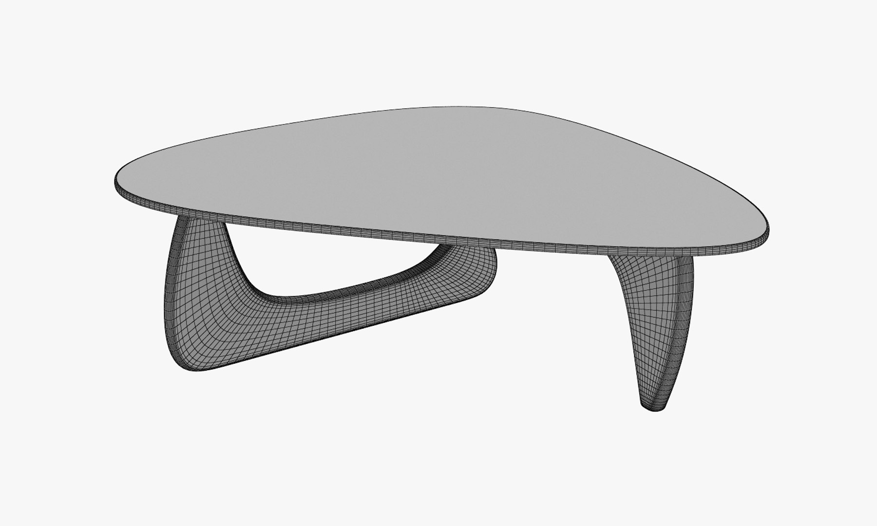 3d Noguchi Coffee Table