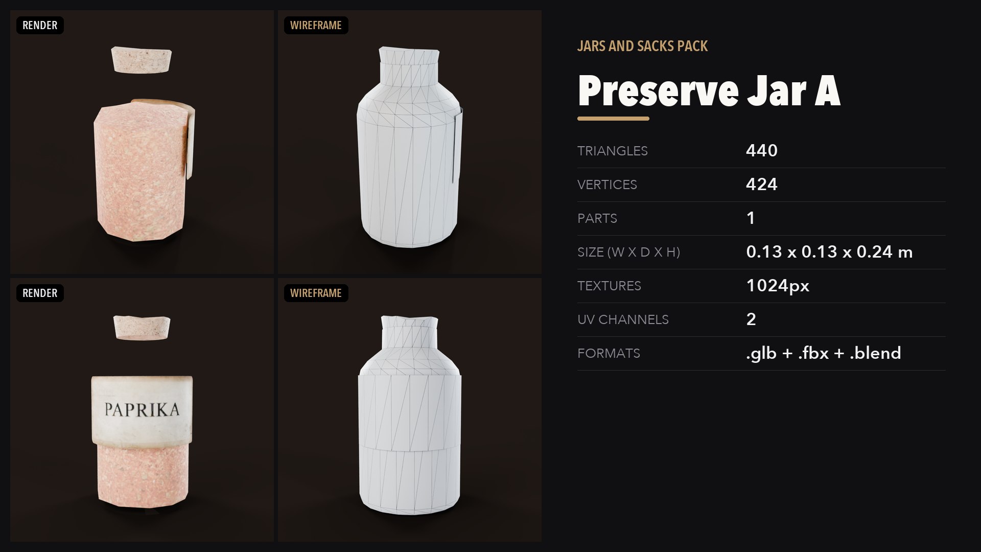 3D Jars and Sacks Pack https://p.turbosquid.com/ts-thumb/g0/aFqCIm/2p/14_preview/png/1791501505/1920x1080/fit_q87/67cb93966d61661429a968b241a588b007553712/14_preview.jpg