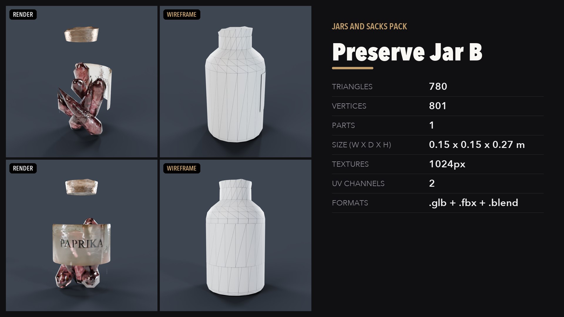3D Jars and Sacks Pack https://p.turbosquid.com/ts-thumb/g0/aFqCIm/9V/15_preview/png/1791501505/1920x1080/fit_q87/97ef894a94977737eedf2ae789b2da6136efb884/15_preview.jpg