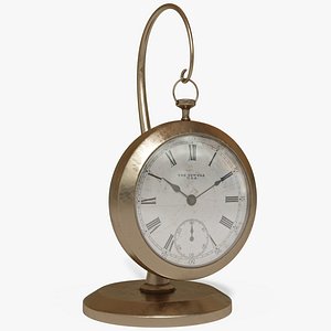 clock desk 3D model