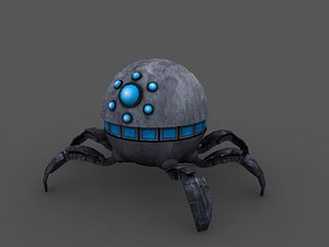 spider robot (low poly)