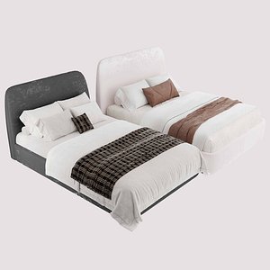3d-bed-model-blend-obj-fbx 3D model model