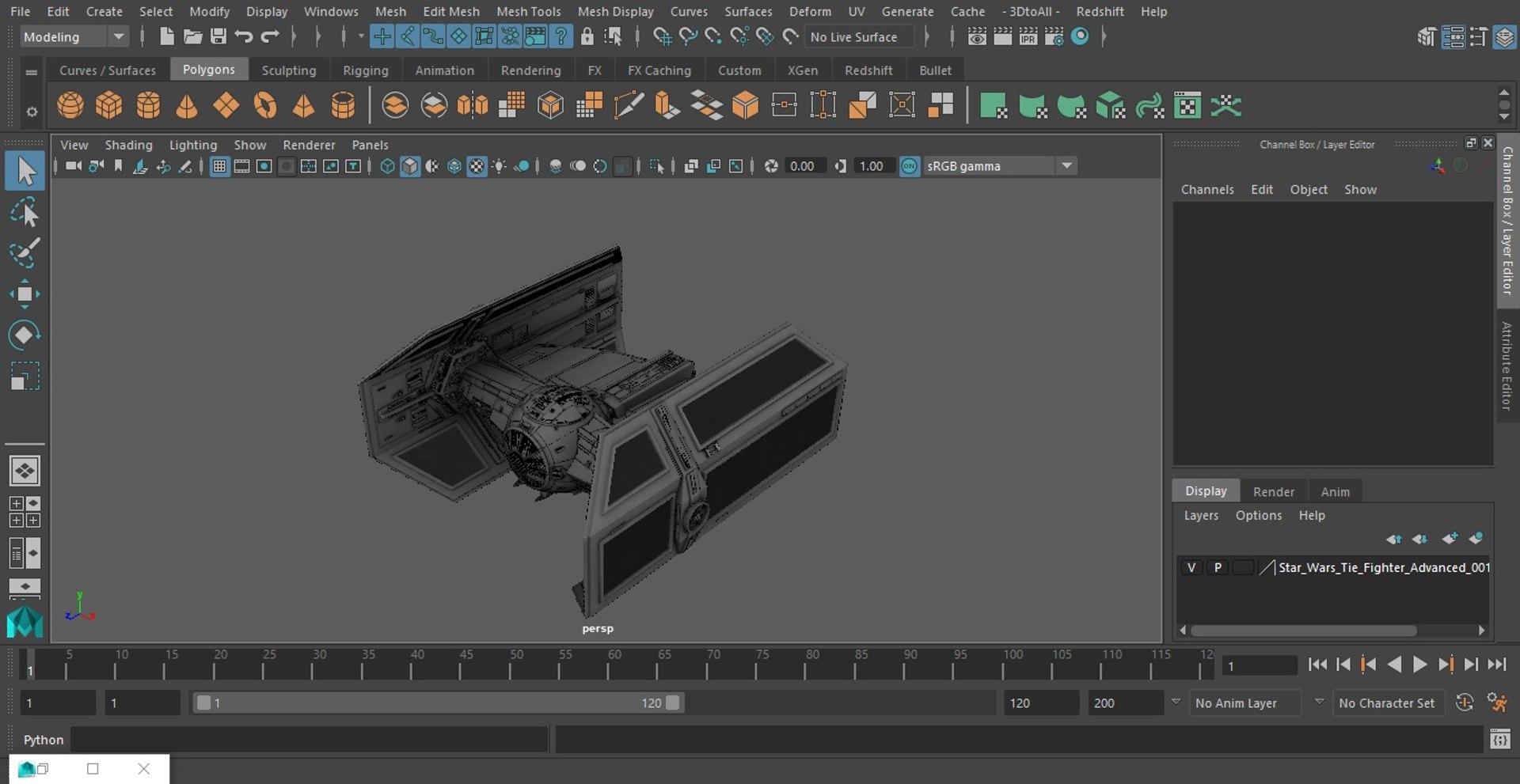 3D Star Wars Tie Fighter Advanced https://p.turbosquid.com/ts-thumb/g0/ijyfIz/NB/starwarstiefighteradvancedvray3dmodel044/jpg/1688438000/1920x1080/fit_q87/7786b2df01df15e08e48d4158eca56de6b3d5d55/starwarstiefighteradvancedvray3dmodel044.jpg