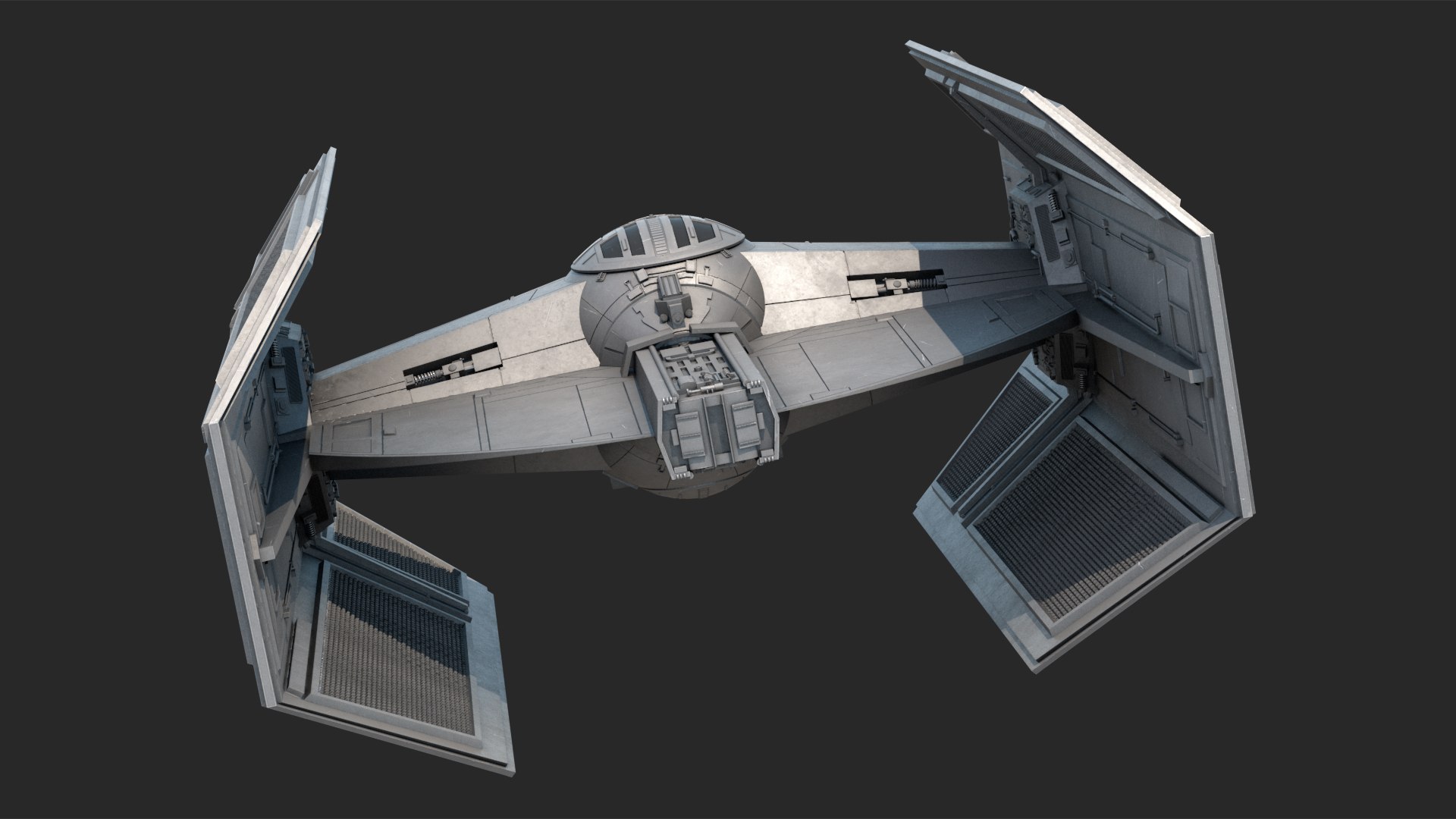 3D Star Wars Tie Fighter Advanced https://p.turbosquid.com/ts-thumb/g0/ijyfIz/ke/starwarstiefighteradvancedvray3dmodel014/jpg/1688437884/1920x1080/fit_q87/20926de5384a35d661b7f8afc59a4d40c8196ced/starwarstiefighteradvancedvray3dmodel014.jpg