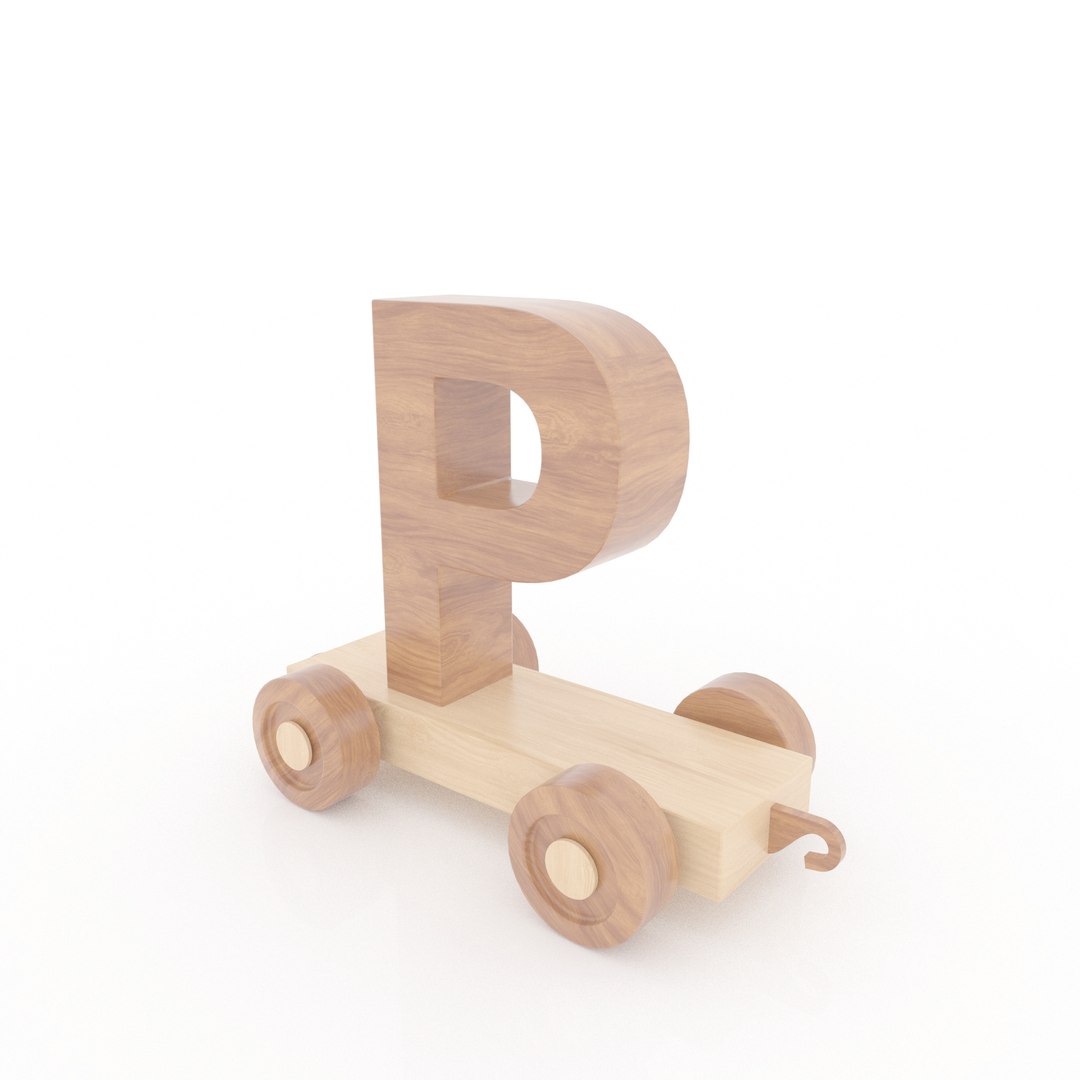 Letter car 3D model - TurboSquid 1559878