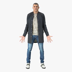 3D model Mike Casual Autumn A Pose