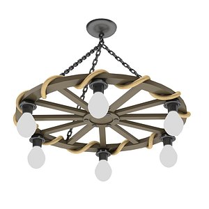 medieval office lighting 3D model