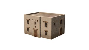 Middle Eastern Style Building - PBR  Game Ready