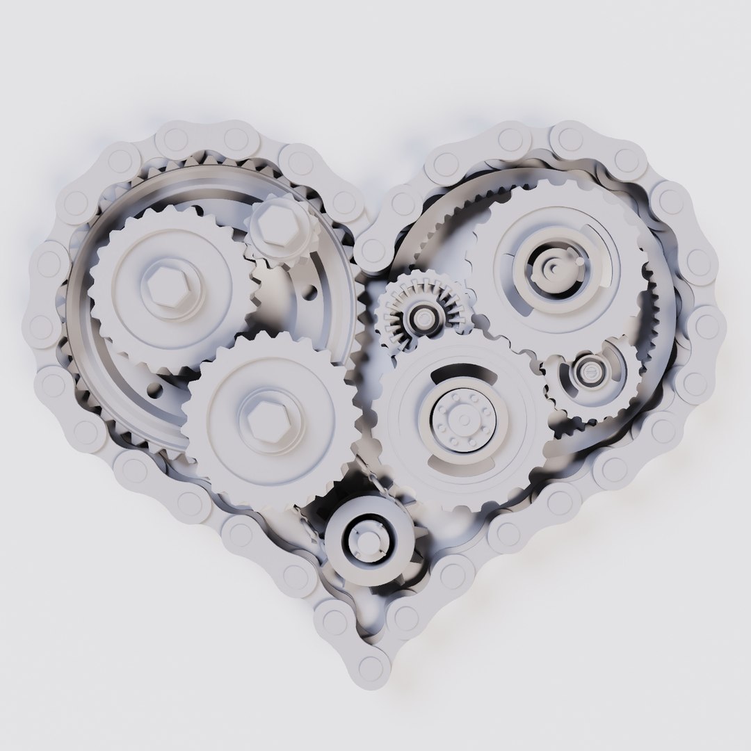 3D Heart Chains Model - TurboSquid 1445507