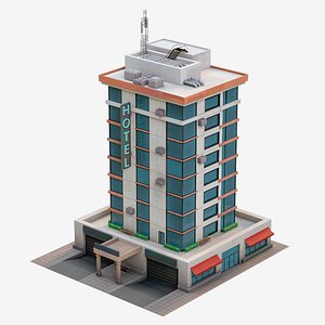 Cartoon City Building PBR