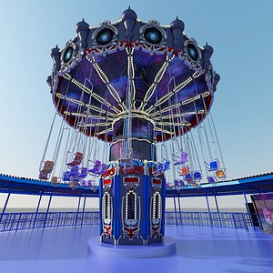 3D model Chair Swing Ride