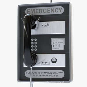 3d subway emergency telephone phone