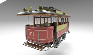 3D tram pbr