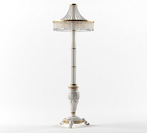 crystal floor lamp zanaboni 3D model