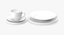 dishware sets 3d model