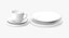 dishware sets 3d model