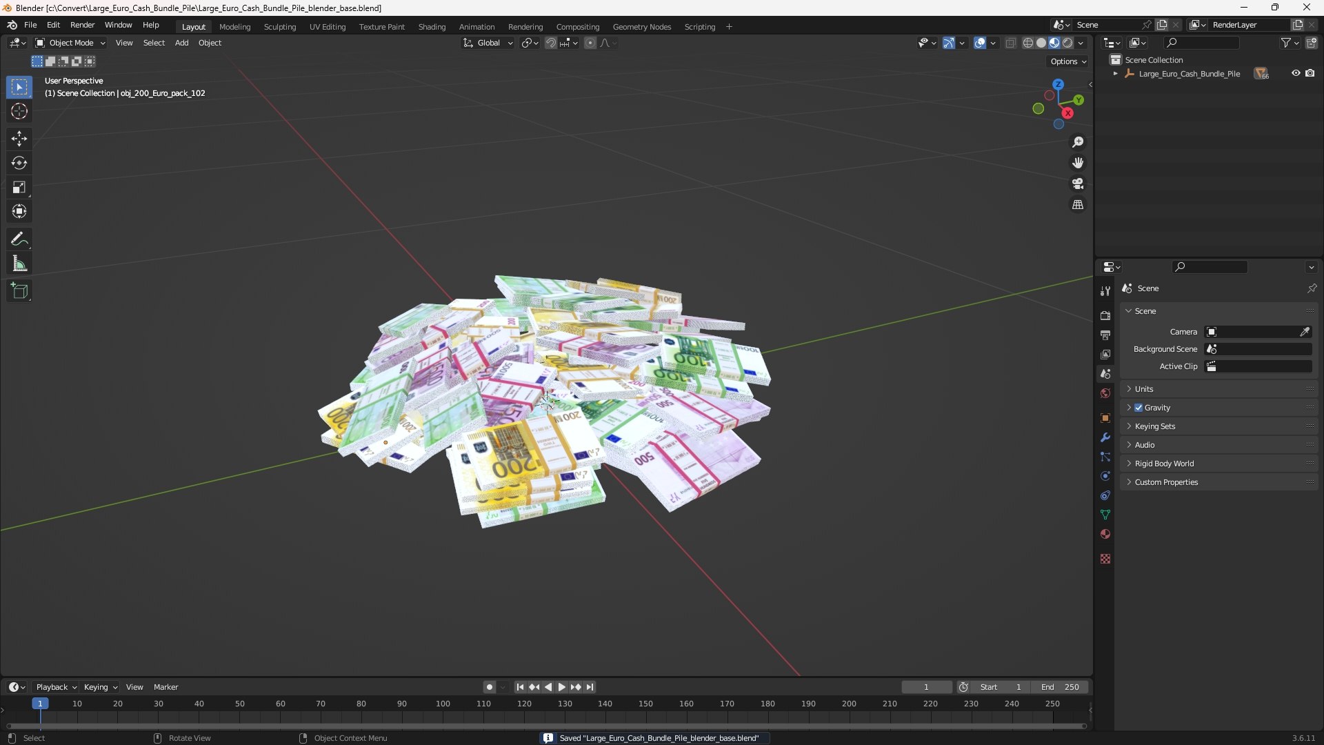Large Euro Cash Bundle Pile 3D model https://p.turbosquid.com/ts-thumb/g1/3X6QYo/Wu/large_euro_cash_bundle_pile_1001/jpg/1769161335/1920x1080/fit_q87/3cc93290b90ccba86143ff4b6e2afd4d810e6178/large_euro_cash_bundle_pile_1001.jpg