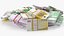Large Euro Cash Bundle Pile