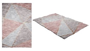 Colorful Furry Carpet 3D