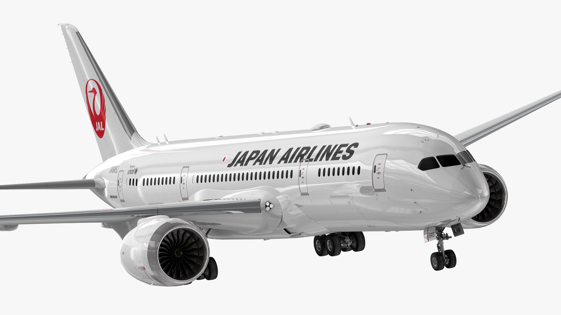 Boeing 787-8 Japan Airlines 3D - TurboSquid 2002233