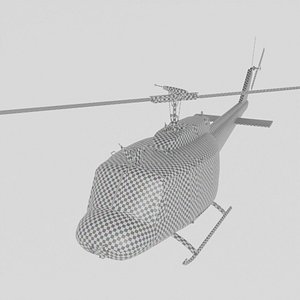 Helicopter UH-1D 3D