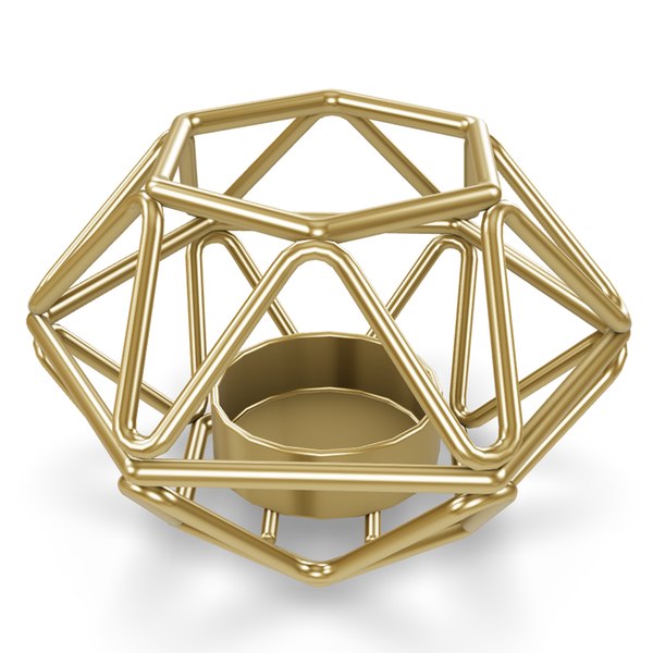 Geometric Candle Holder 1 3D model