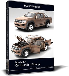 3d car details - pick-up