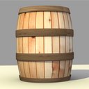 3d barrel vat model