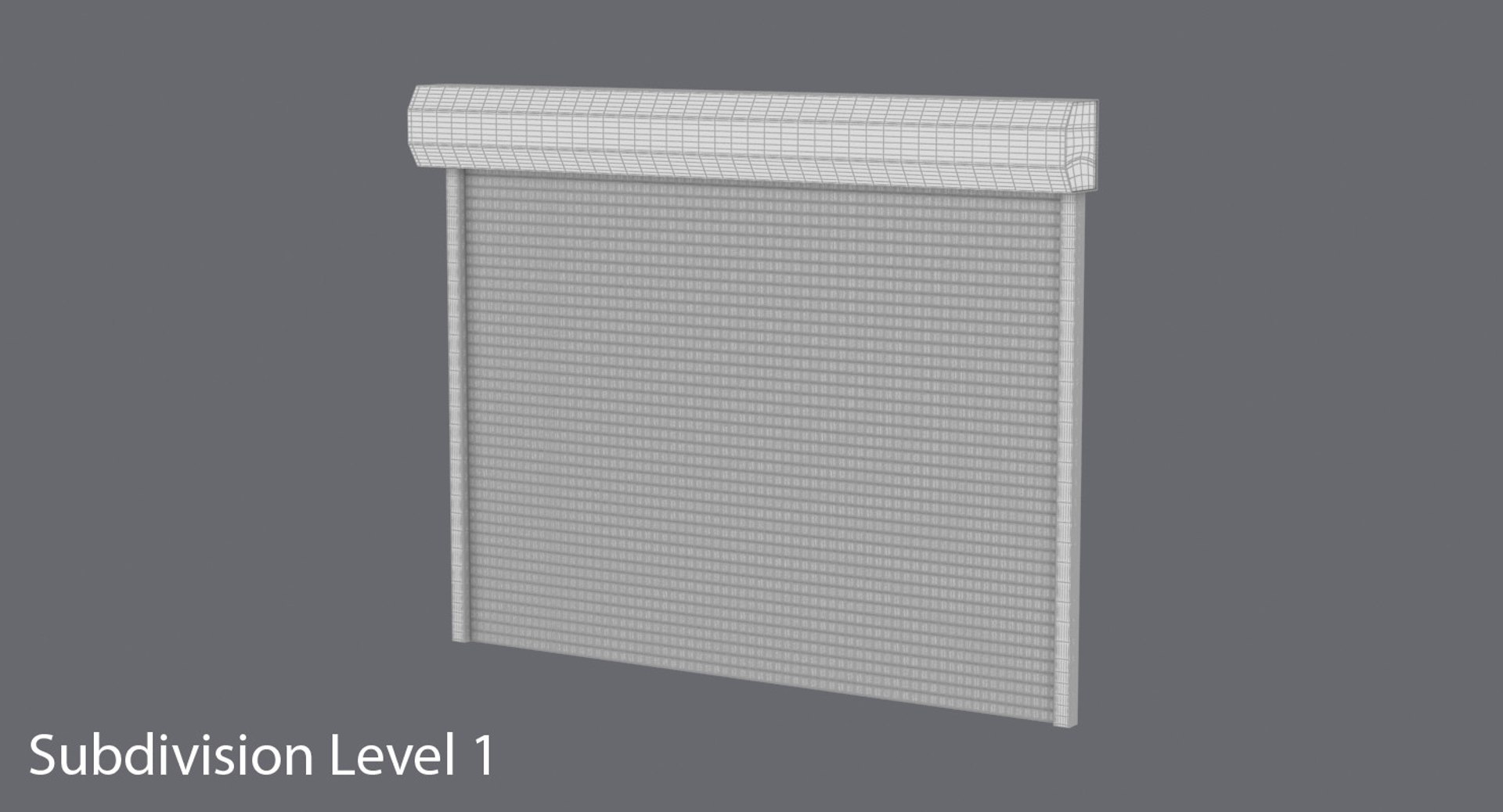 Storefront-rolling-gate---gate-02-dirty 3D model - TurboSquid 1338386