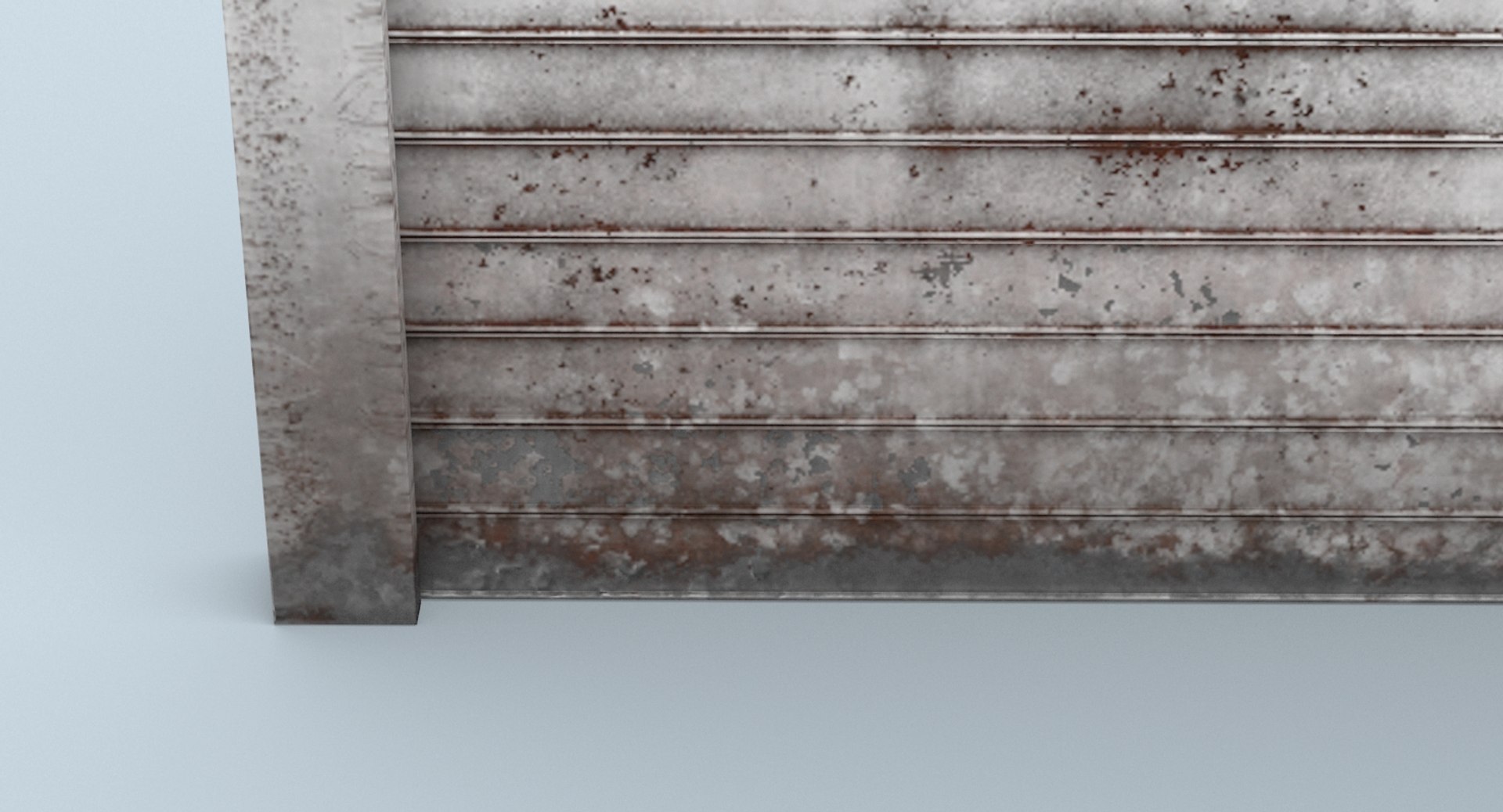 Storefront-rolling-gate---gate-02-dirty 3D model - TurboSquid 1338386