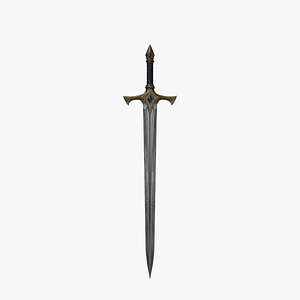 Low Poly Sword 2 3D model