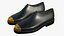 Czarne, realistyczne skórzane sznurowane buty 1