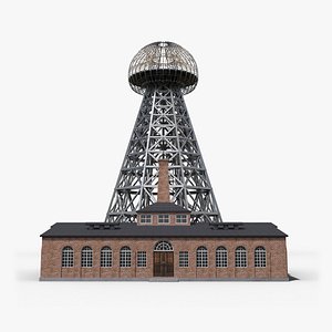 3D model wardenclyff tower