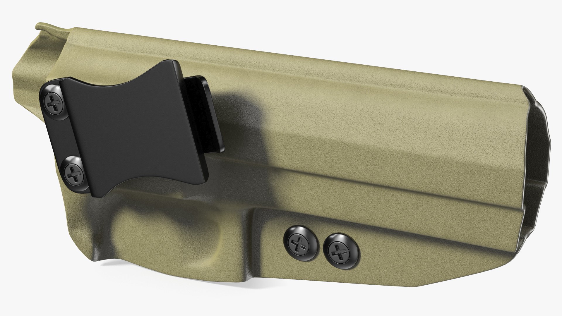 Holster Beretta Kydex Green 3D model preview