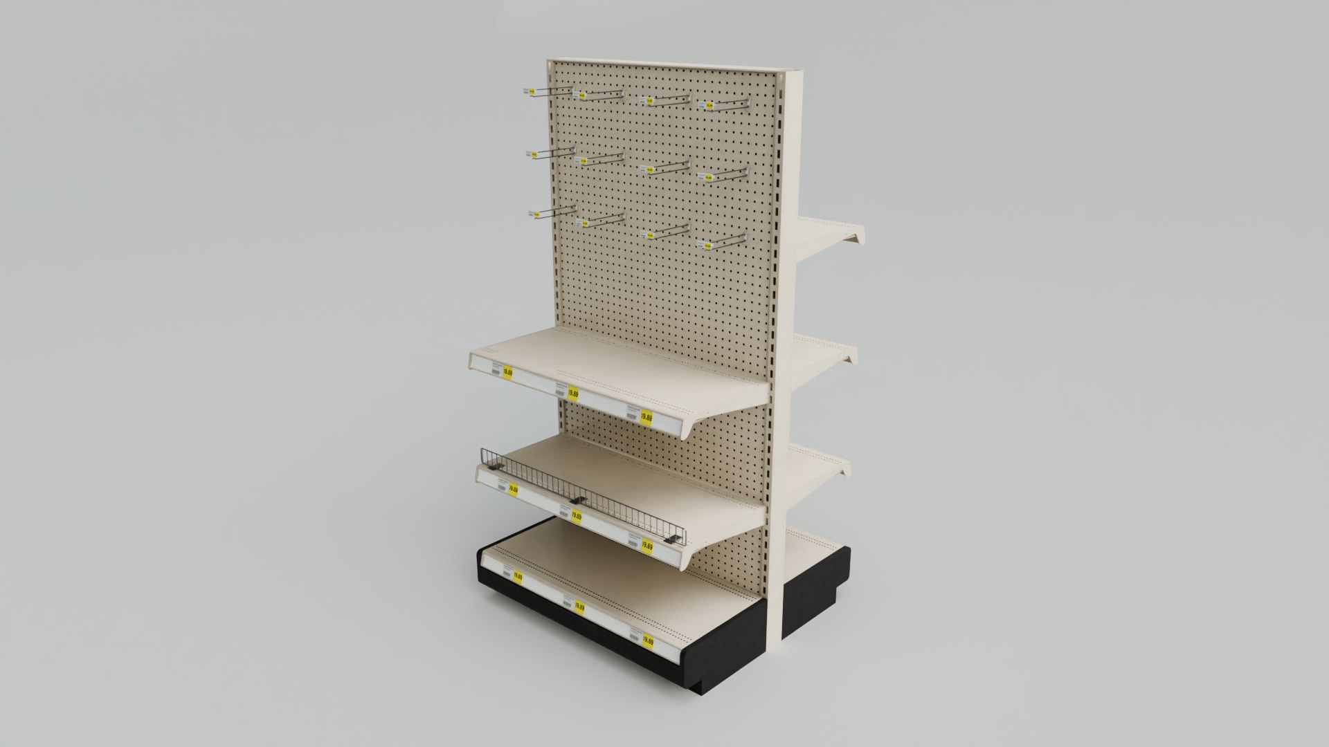 Grocery Store Shelf 3D - TurboSquid 2261263