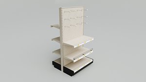 Grocery Store Shelf 3D