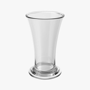 realistic shot glass 3D