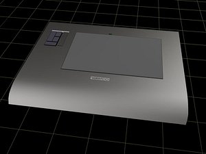 3d model wacom graphics tablet