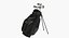 realistic golf bag 3D