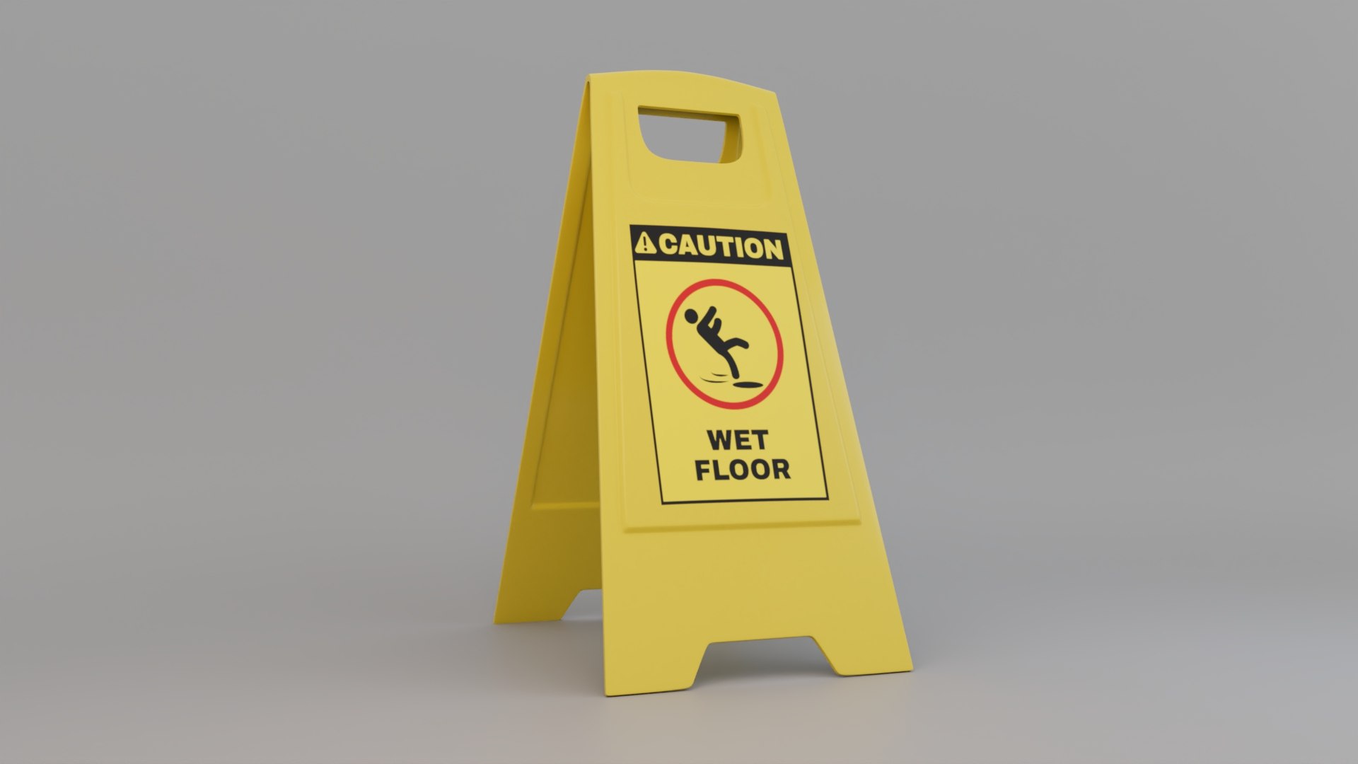 Free 3D Floor Sign - TurboSquid 2249753